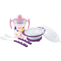 NUK Learn to Eat Set Girl dinnerware set