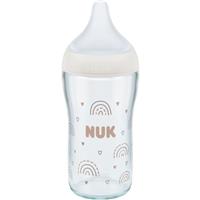 NUK Perfect Match Glass Bottle glass baby bottle with temperature control 3m+ 230 ml