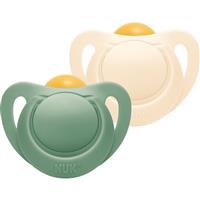 NUK for Nature dummy Green 6-18m 2 pc