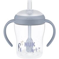 NUK Perfect Match Penguin bottle with straw 8m+ 150 ml
