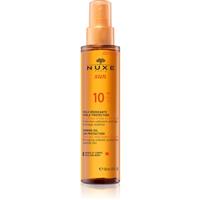 Nuxe Sun Tanning Sun Oil sun oil for the face and body SPF 10 150 ml