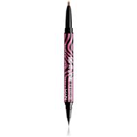 NYX Professional Makeup Beetlejuice Pinstripe Duo Liner eyeliner 2-in-1 shade 01 Pink Chrome 0,5 ml