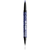 NYX Professional Makeup Beetlejuice Pinstripe Duo Liner eyeliner 2-in-1 shade 02 Purple Chrome 0,5 ml