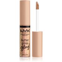 NYX Professional Makeup Butter Gloss Bling lip gloss glittering shade 01 Bring The Bling 8 ml