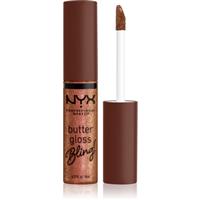 NYX Professional Makeup Butter Gloss Bling lip gloss glittering shade 08 HU$TLA 8 ml