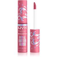 NYX Professional Makeup Bridgerton Royal Butter Gloss lip gloss shade 01 Angel Food Cake 8 ml
