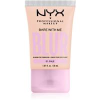 NYX Professional Makeup Bare With Me Blur Tint hydrating foundation shade 01 Pale 30 ml