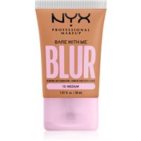 NYX Professional Makeup Bare With Me Blur Tint hydrating foundation shade 10 Medium 30 ml