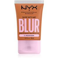 NYX Professional Makeup Bare With Me Blur Tint hydrating foundation shade 12 Medium Dark 30 ml