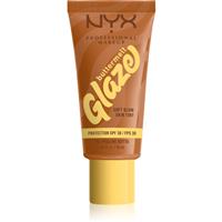 NYX Professional Makeup Buttermelt Glaze radiance tinted fluid SPF 30 shade 06 Praline Butta ml