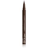 NYX Professional Makeup Epic Ink precise waterproof eyeliner shade Dark Chocolate 1 ml
