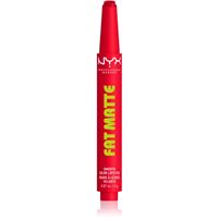 NYX Professional Makeup Fat Matte lip balm with mattifying effect Fuzzy Flame 2 g