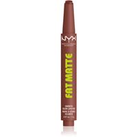 NYX Professional Makeup Fat Matte lip balm with mattifying effect Toasty Taupe 2 g