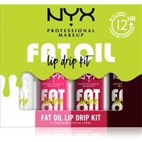 NYX Professional Makeup Fat Oil Lip Drip lip set 4x4.8 ml