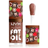 NYX Professional Makeup Fat Oil Gem Xmas lip oil shade Cacao Gem 4.8 ml