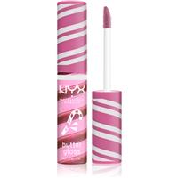 NYX Professional Makeup Holiday Butter Gloss lip gloss shade 01 Peppermint Swirl 8 ml