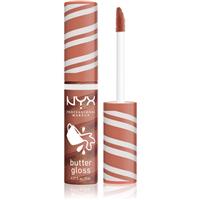 NYX Professional Makeup Holiday Butter Gloss lip gloss shade 02 Hot Cocoa Swirl 8 ml