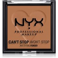 NYX Professional Makeup Can't Stop Won't Stop Mattifying Powder mattifying powder shade 08 Mocha 6 g