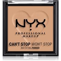 NYX Professional Makeup Can't Stop Won't Stop Mattifying Powder mattifying powder shade 06 Tan 6 g
