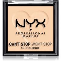 NYX Professional Makeup Can't Stop Won't Stop Mattifying Powder mattifying powder shade 02 Light 6 g