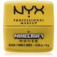 NYX Professional Makeup A Minecraft Movie blusher shade Honeycomb Hottie 8 g