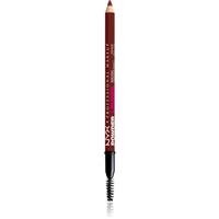 NYX Professional Makeup Powder Louder eyebrow pencil with brush shade Black Cherry 1 pc