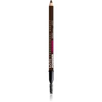 NYX Professional Makeup Powder Louder eyebrow pencil with brush shade Deep Brown 1 pc