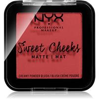 NYX Professional Makeup Sweet Cheeks Blush Matte blusher shade CITRINE ROSE 5 g