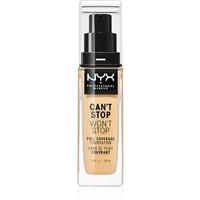 NYX Professional Makeup Can't Stop Won't Stop Full Coverage Foundation full coverage foundation shade 08 True Beige 30 ml