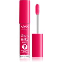 NYX Professional Makeup This is Milky Gloss Milkshakes hydrating lip gloss with fragrance shade 09 Berry Shake 4 ml