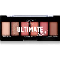 NYX Professional Makeup Ultimate Edit Petite Shadow eyeshadow palette shade 01 Warm Neutrals 6x1.2 g