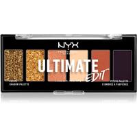 NYX Professional Makeup Ultimate Edit Petite Shadow eyeshadow palette shade 06 Utopia 6x1.2 g