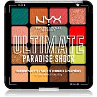 NYX Professional Makeup Ultimate Shadow Palette eyeshadow shade Paradise Shock 16 pc