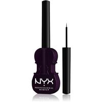 NYX Professional Makeup Wednesday Cello Liquid Liner liquid eyeliner with a matt finish shade 01 Purple 2 ml