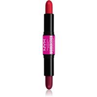 NYX Professional Makeup Wonder Stick Cream Blush dual-ended contouring stick shade 05 Bright Amber and Fuchsia 2x4 g