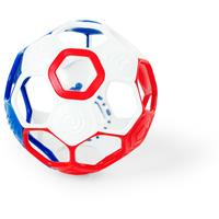 Oball Rattle Goals sensory ball Red, White & Blue 0m+ 1 pc