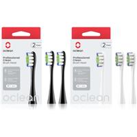 Oclean Professional Clean Set toothbrush replacement heads Black & White