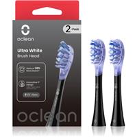 Oclean Ultra White UW02 spare heads Black 2 pc