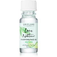 Oriflame Love Nature Organic Tea Tree & Lime cleansing oil for problem skin, acne 10 ml