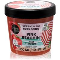 Organic Shop Body Scrub Pink Beachin' brightening body scrub fragrance Fizzy Strawberry 300 ml