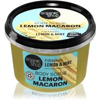 Organic Shop Lemon Macaron firming body scrub 250 ml