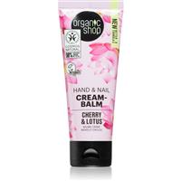 Organic Shop Cherry & Lotus strengthening balm for hands and nails 75 ml