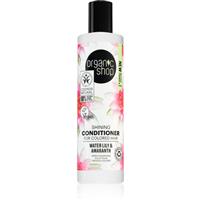 Organic Shop Organic Shea & Lily brightening conditioner for glossy hair and easy detangling for colour-treated hair 280 ml