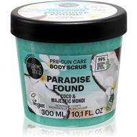 Organic Shop Paradise Found Coco & Majestic Monoi body scrub for beautiful tan and healthy skin 300 ml