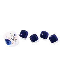 ohora Semi Cured Gel Pedicure Strips P Blue Drop nail stickers for legs shade PP-031 1 pc