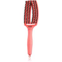 Olivia Garden Fingerbrush Boar & Nylon hairbrush with nylon and boar bristles Red Confidence 1 pc
