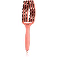Olivia Garden Fingerbrush Boar & Nylon hairbrush with nylon and boar bristles Radiant Peach 1 pc