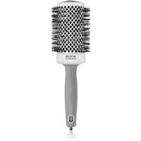 Olivia Garden Expert Shine Wavy Bristles White&Grey hairbrush pr£m£r 55 mm 1 pc