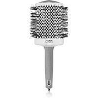 Olivia Garden Expert Shine Wavy Bristles White&Grey hairbrush pr?m?r 80 mm 1 pc