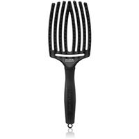 Olivia Garden Fingerbrush Boar & Nylon hairbrush with nylon and boar bristles Full Black L 1 pc